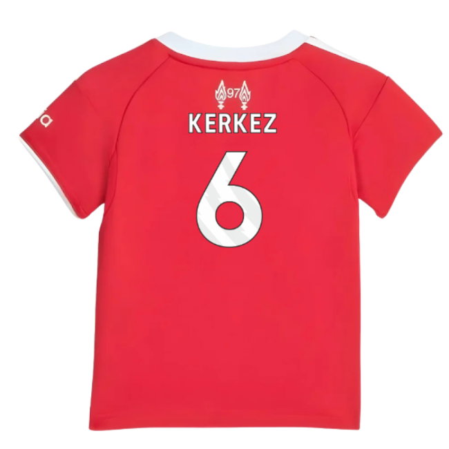 2025-2026 Liverpool Home Baby Kit (Kerkez 6)-SoccerKits Hub | Buy Soccer Jerseys Online